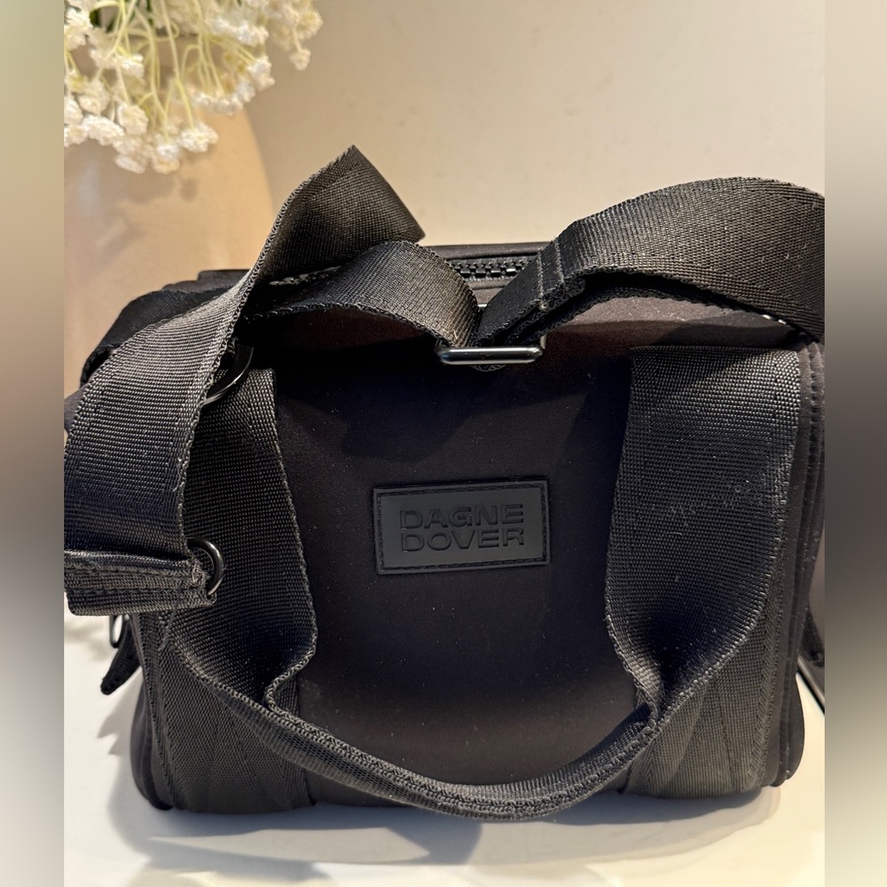Dagne Dover Black Extra Small Landon Carryall Duffel Bag